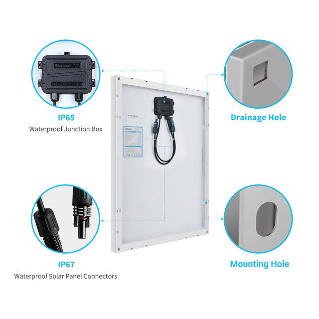 Renogy 12Volt 50W Rigid Solar Panel