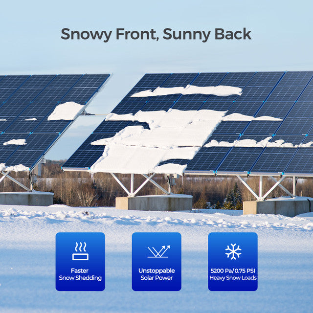 Renogy 12Volt 220W Rigid Solar Panel (Bifacial)