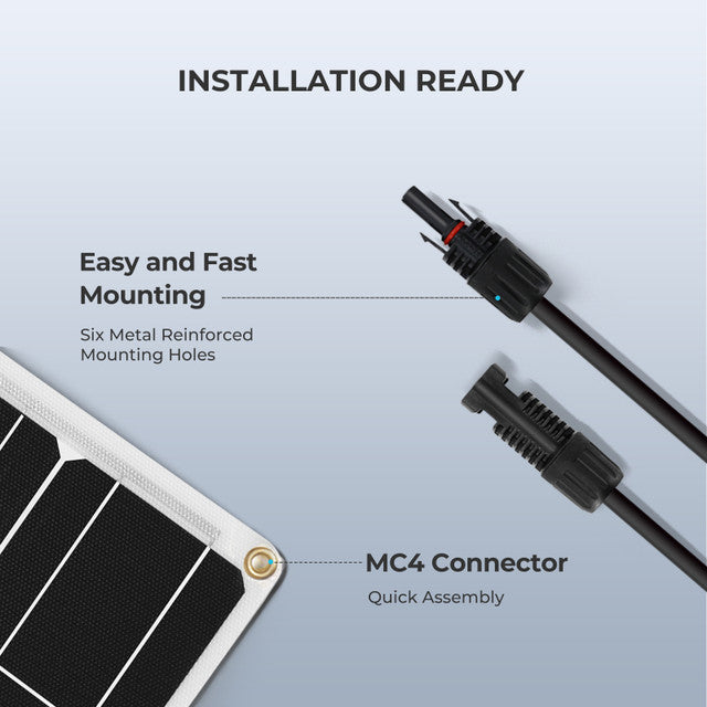 Renogy 12Volt 100W Lightweight and Flexible Solar Panel