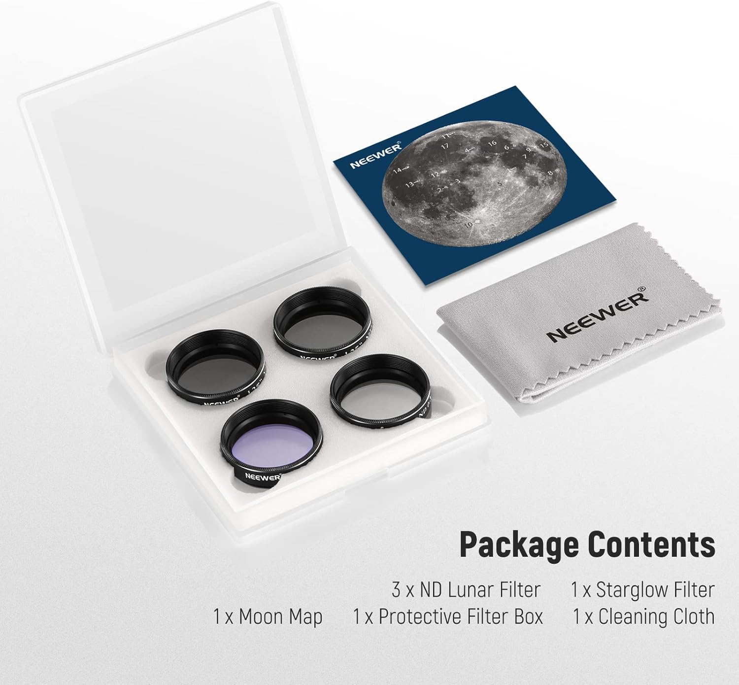 NEEWER Lunar Filter Kit – Dark Clear Skies UK