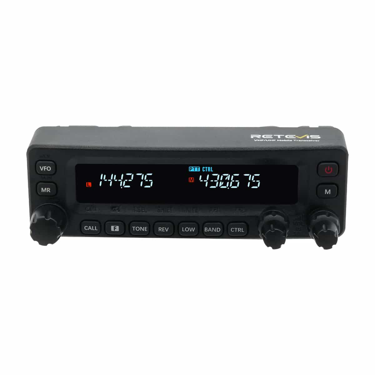 Retevis MA1 50W UHF/VHF Ham Radio with Detachable Panel – Dark Clear Skies UK