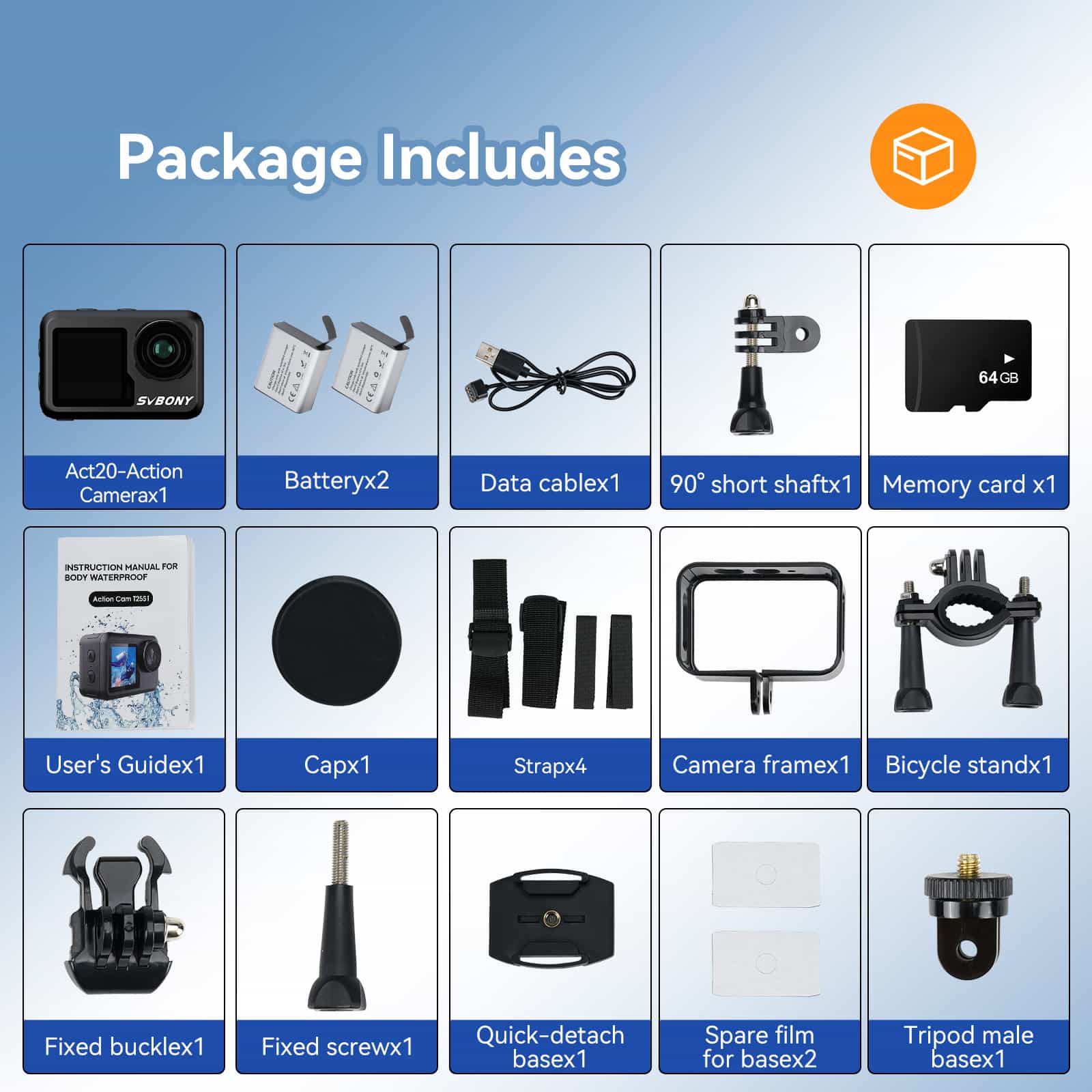 Svbony Action Camera – Dark Clear Skies UK