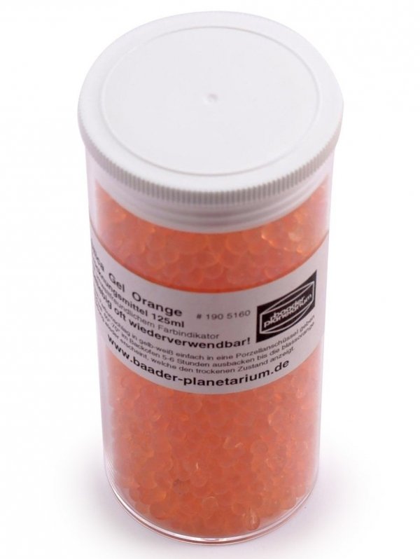 Baader Silica Gel, Orange with Coloured Indicator, Resusable, 125ccm – Dark Clear Skies UK