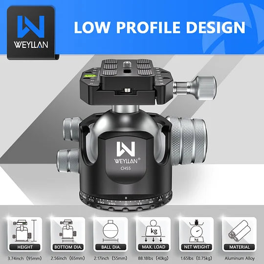 Weyllan CH55 Ballhead