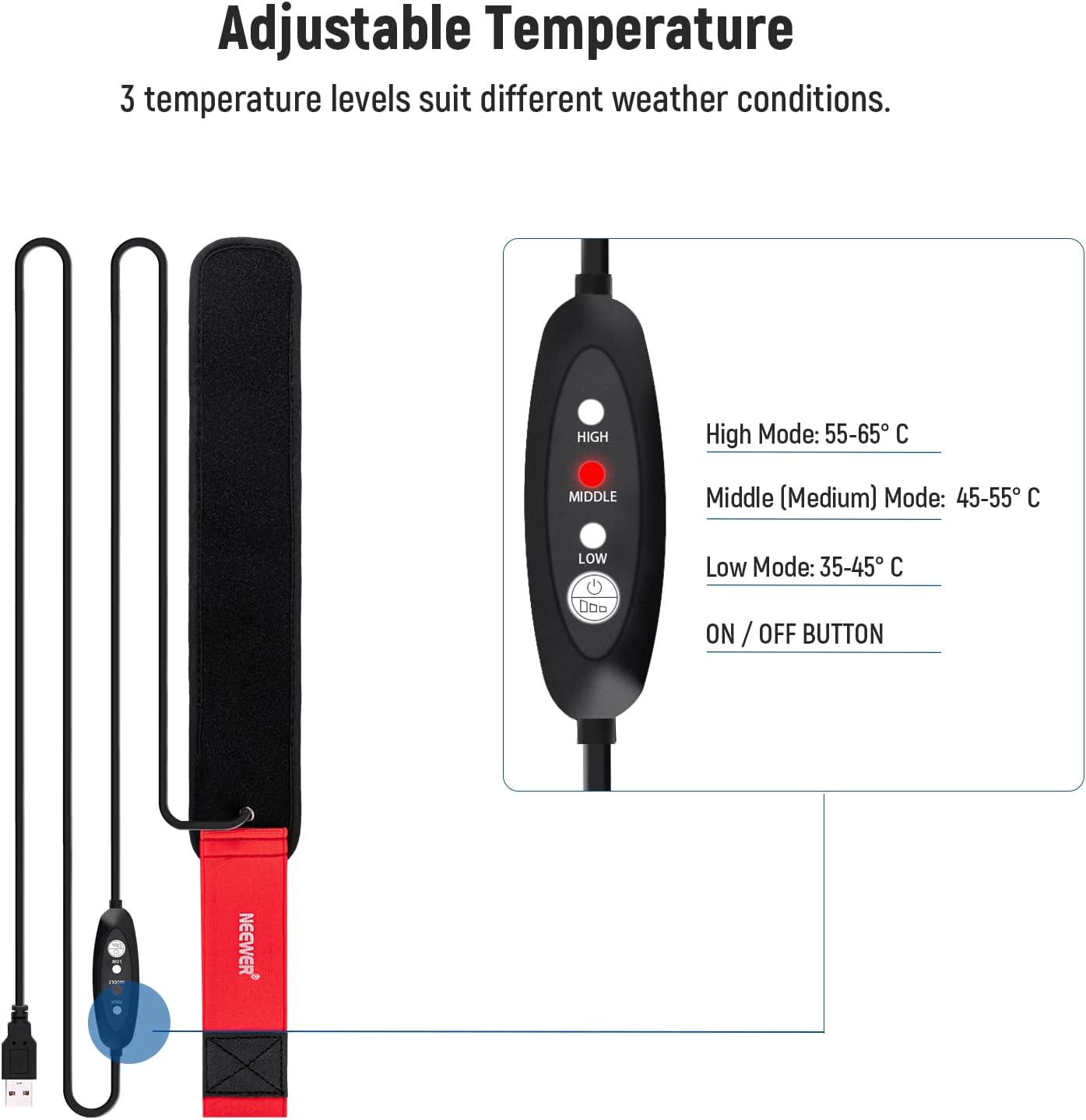 Neewer Lens Warmer Red – Dark Clear Skies UK