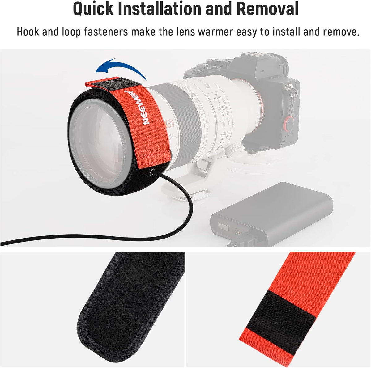 Neewer Lens Warmer Red