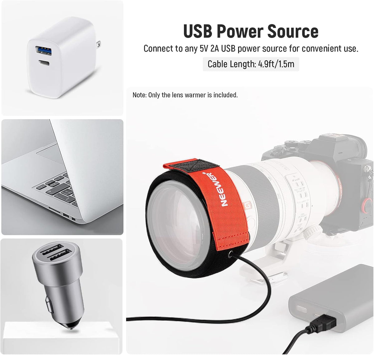 Neewer Lens Warmer Red