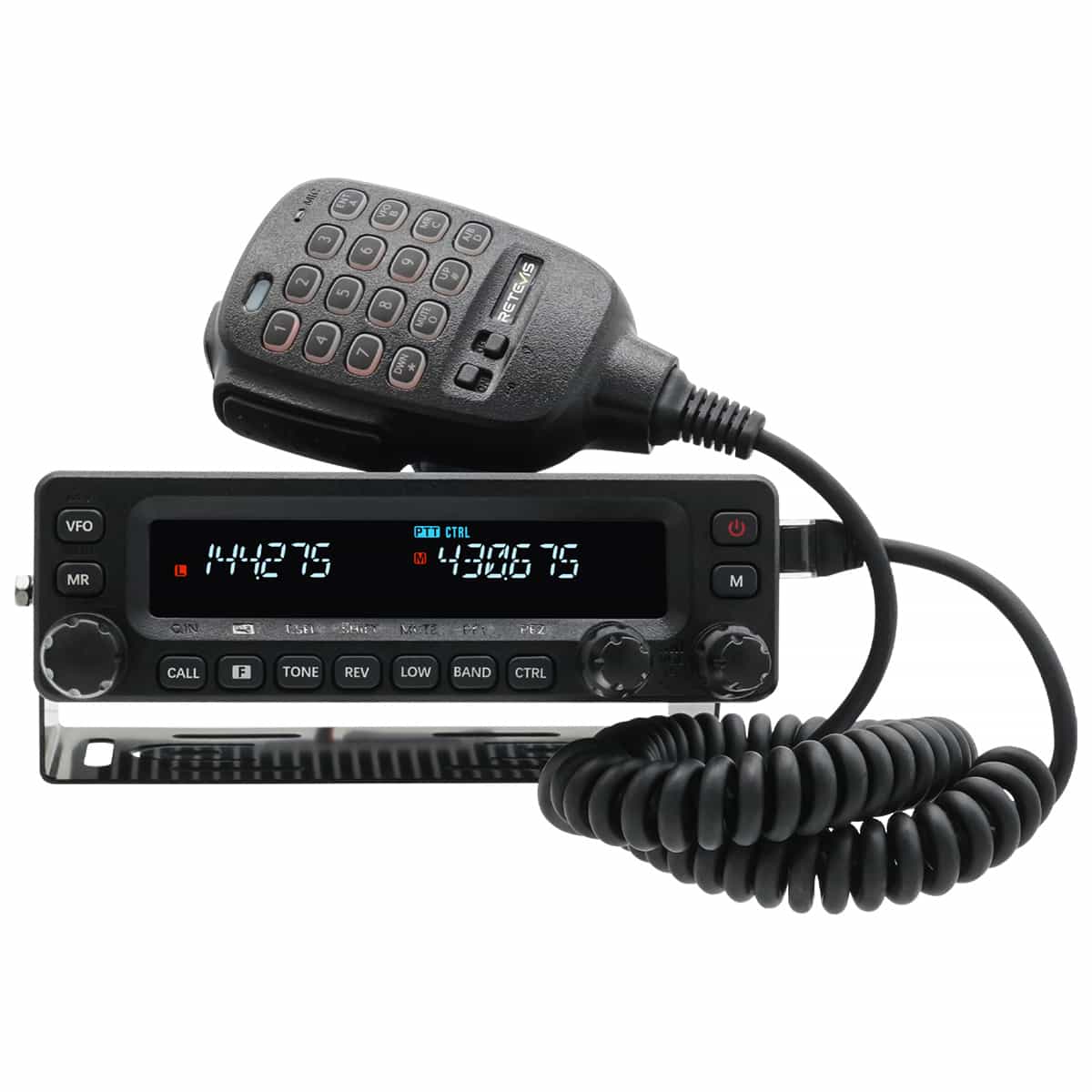 Retevis MA1 50W UHF/VHF Ham Radio with Detachable Panel