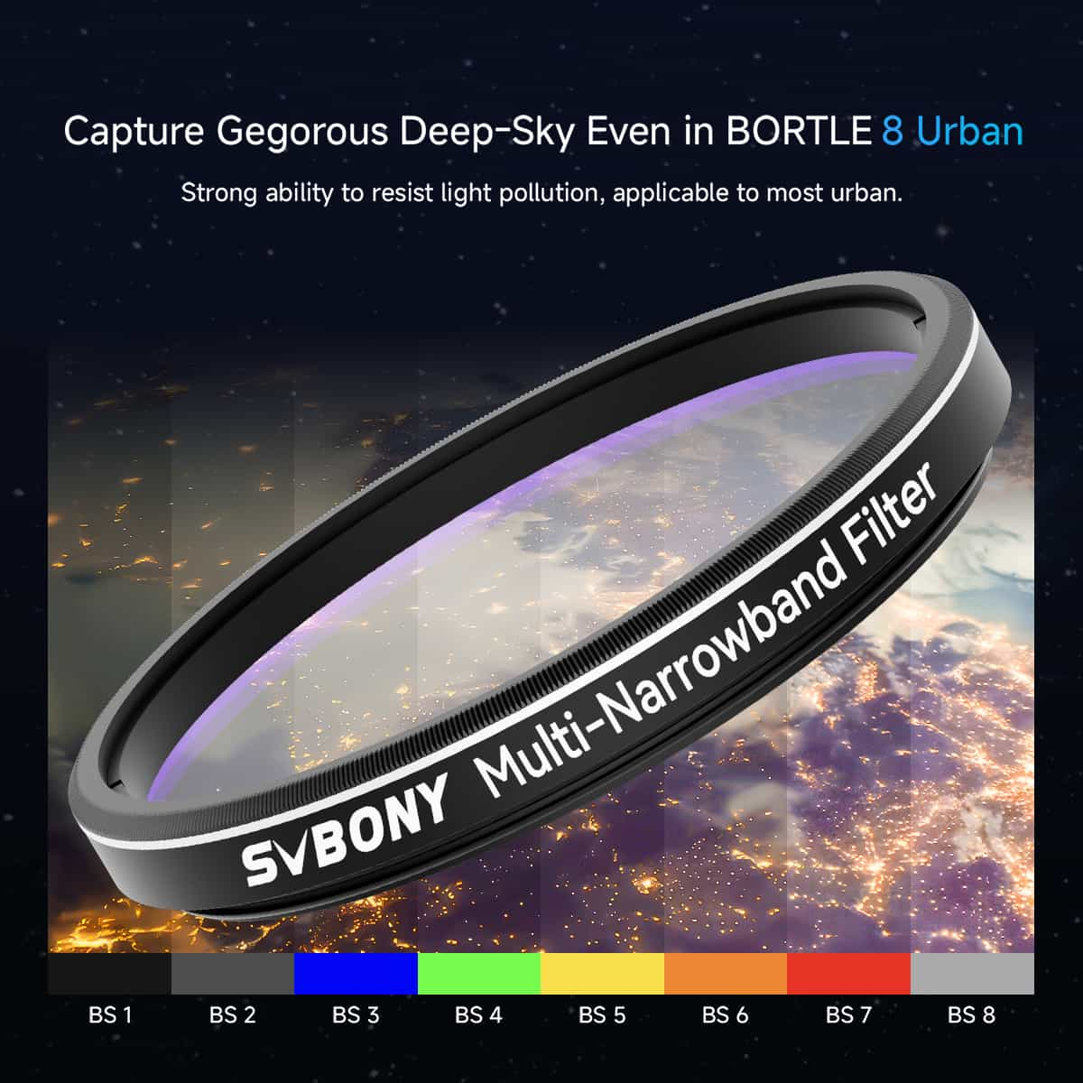 Svbony SV240 Multi-Narrowband Filter