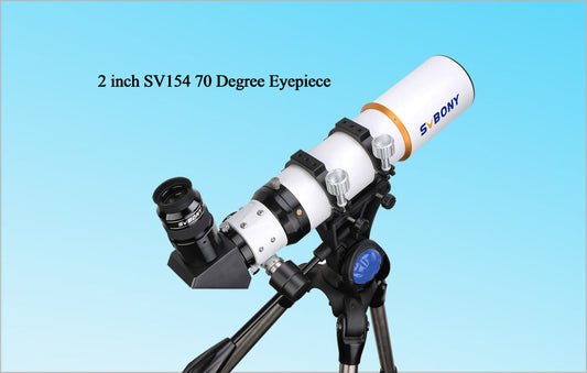 SV154 SWA Super Wide Angle Eyepiece 26mm 70 Degree 2" attached to a telescope