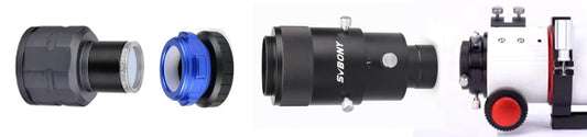 SV112 1.25inch Eyepiece Projection Kit for Telescope Astrophotography connected to Telescope