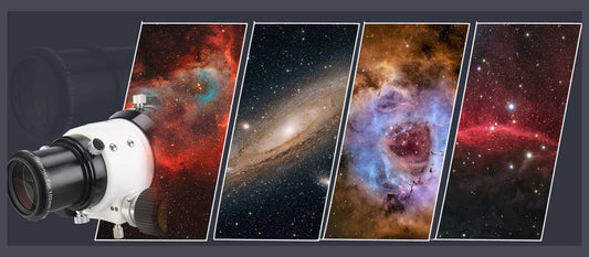 SVBONY SV193 2-Inch 0.8x Focal Reducer / Field Flattener for SV503 102ED showing images attained