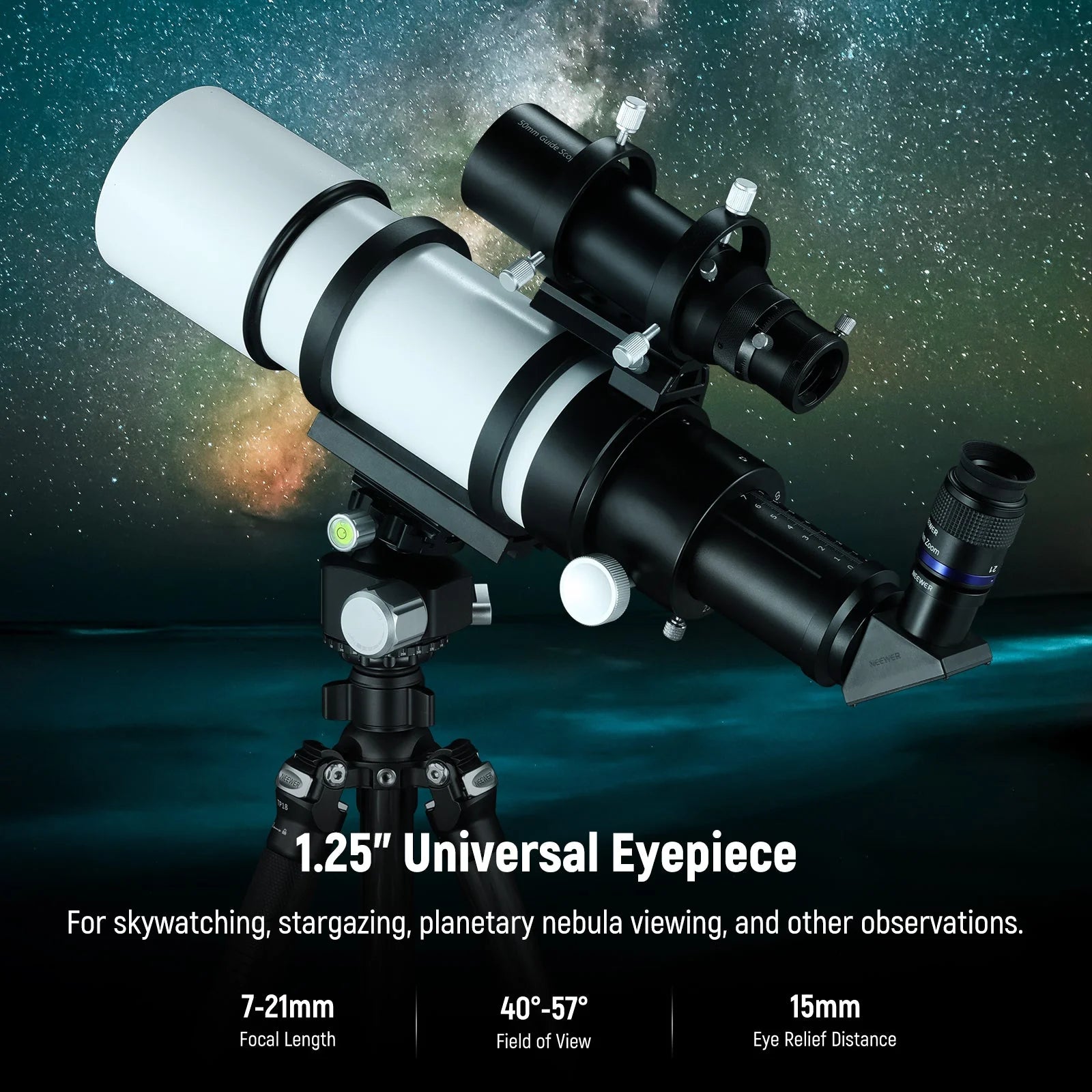 NEEWER LS-T22 Zoom Telescope Eyepiece – Dark Clear Skies UK