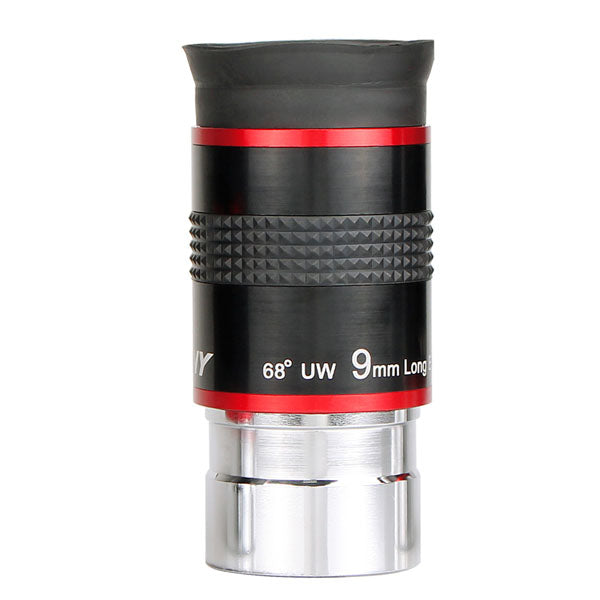 68 Degree Wide Angle Eyepieces with black and red design on a white background