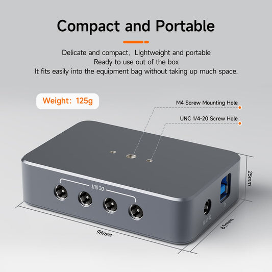 Svbony Powerbox – Multi-Port Telescope Power Supply Hub – Dark Clear Skies UK