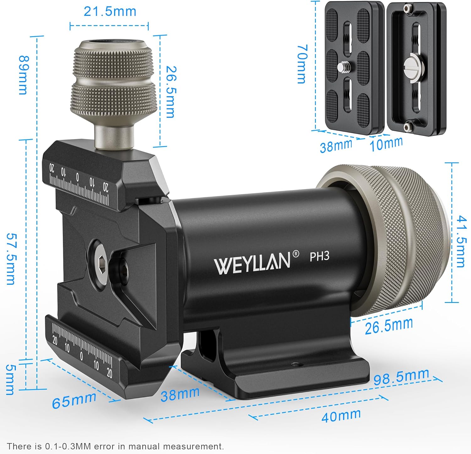 WEYLLAN PH3 MonoGimbal Head – Dark Clear Skies UK