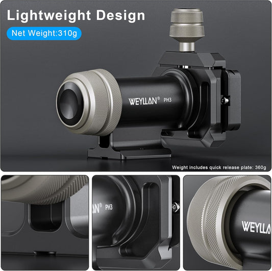 WEYLLAN PH3 MonoGimbal Head – Dark Clear Skies UK