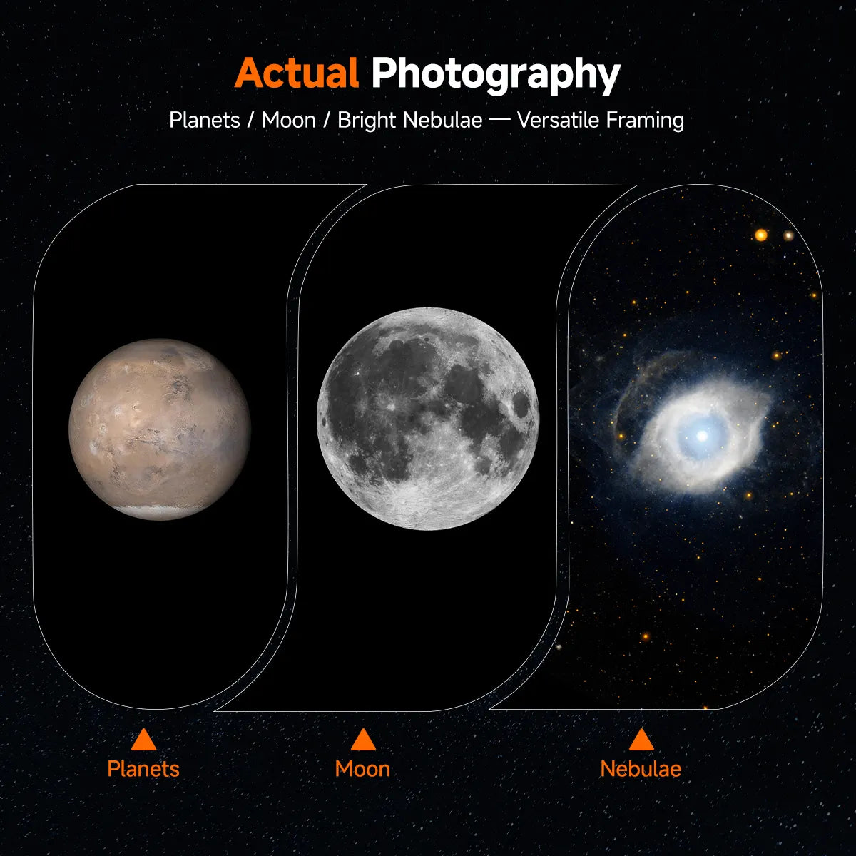 WiFi Astronomy Camera | SVBONY SC311 Pro actual images