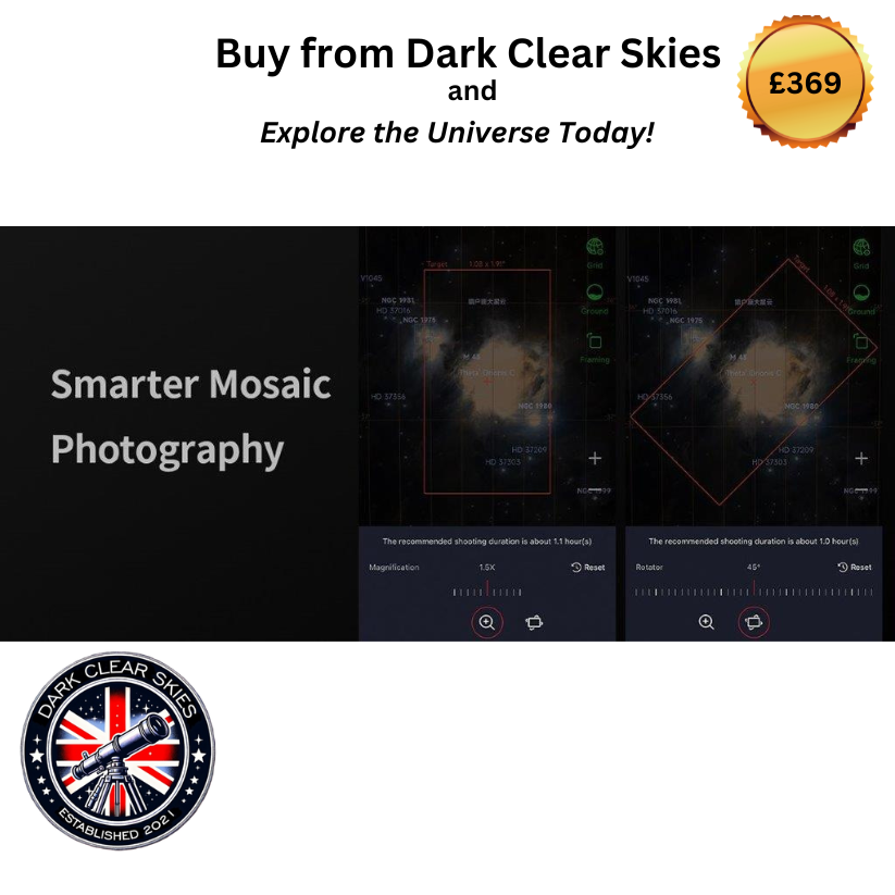 Seestar S30 Smart Telescope – Compact and Powerful for Stargazing