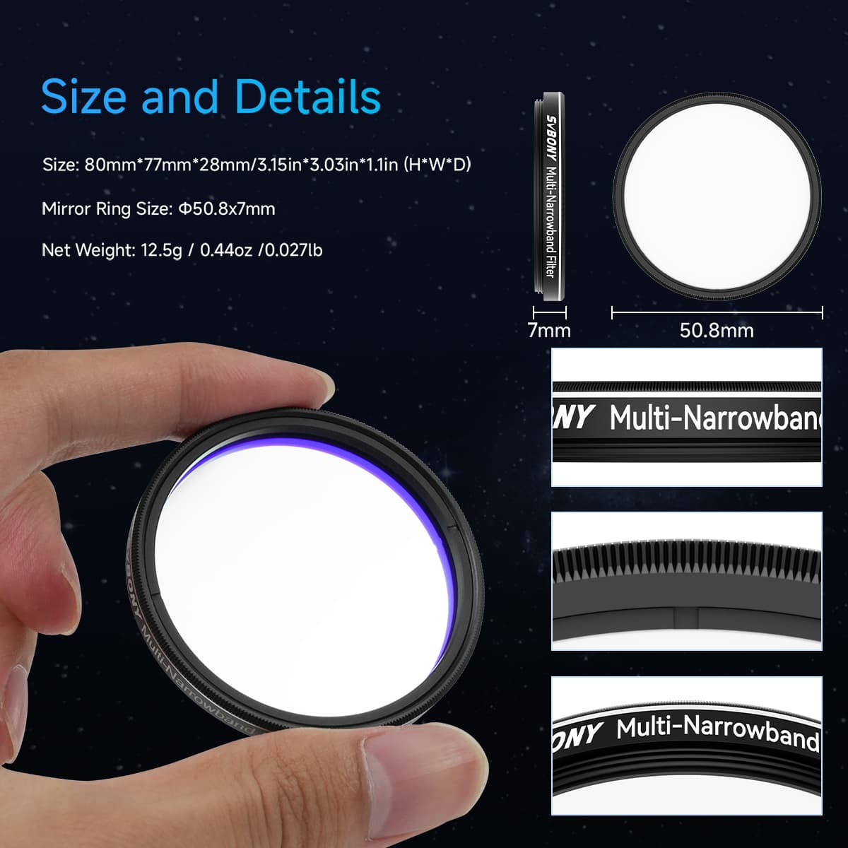 Svbony SV240 Multi-Narrowband Filter