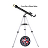 BRESSER Arcturus 60/700 AZ - Refractor Telescope with Smartphone Adapter & Solar Filter