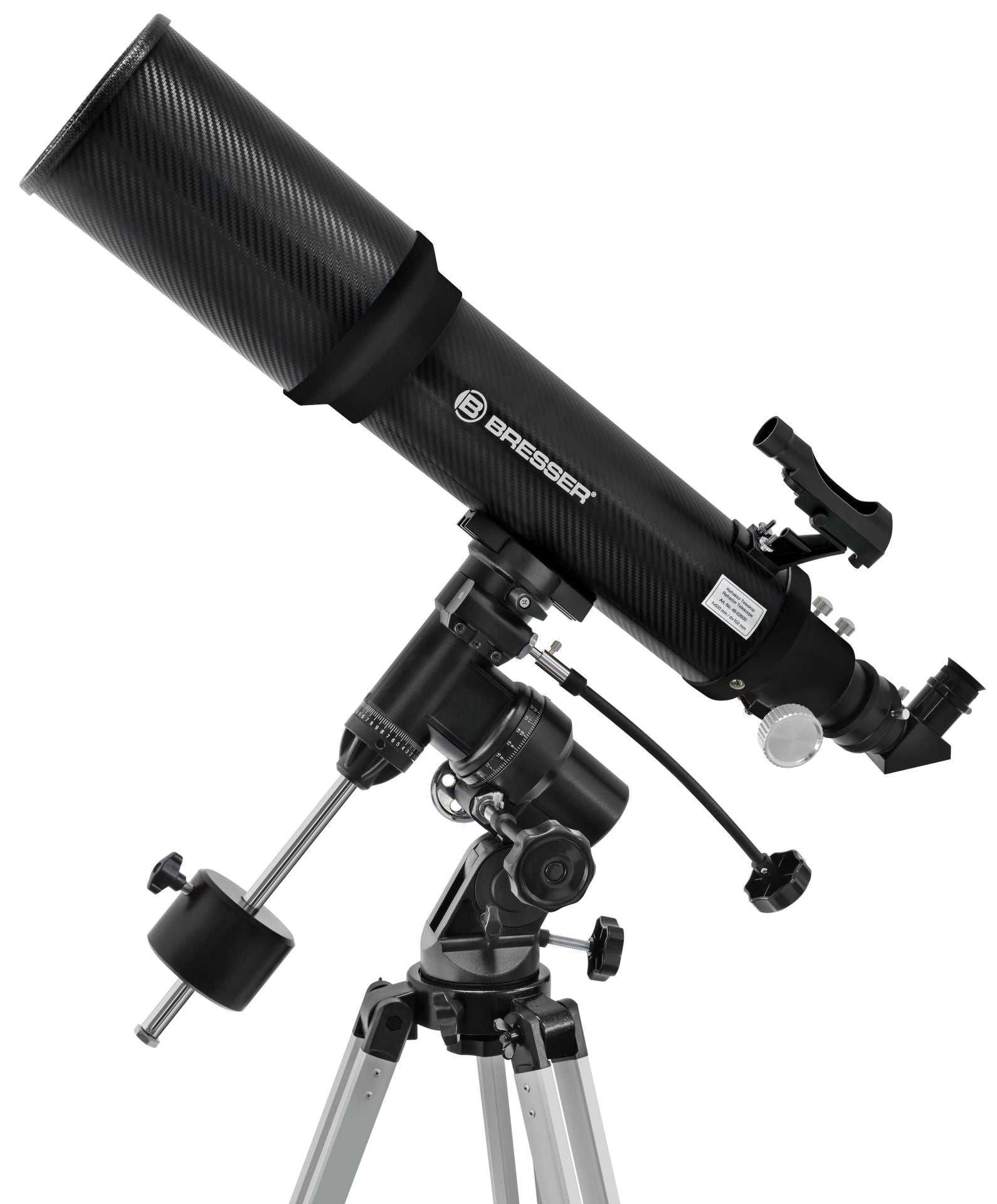 BRESSER Polaris-II 102/600 EQ3 Refractor Telescope with Smartphone Adapter & Solar Filter