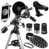 BRESSER Pollux-II 150/1400 EQ3 Reflector Telescope with Smartphone Adapter & Solar Filter