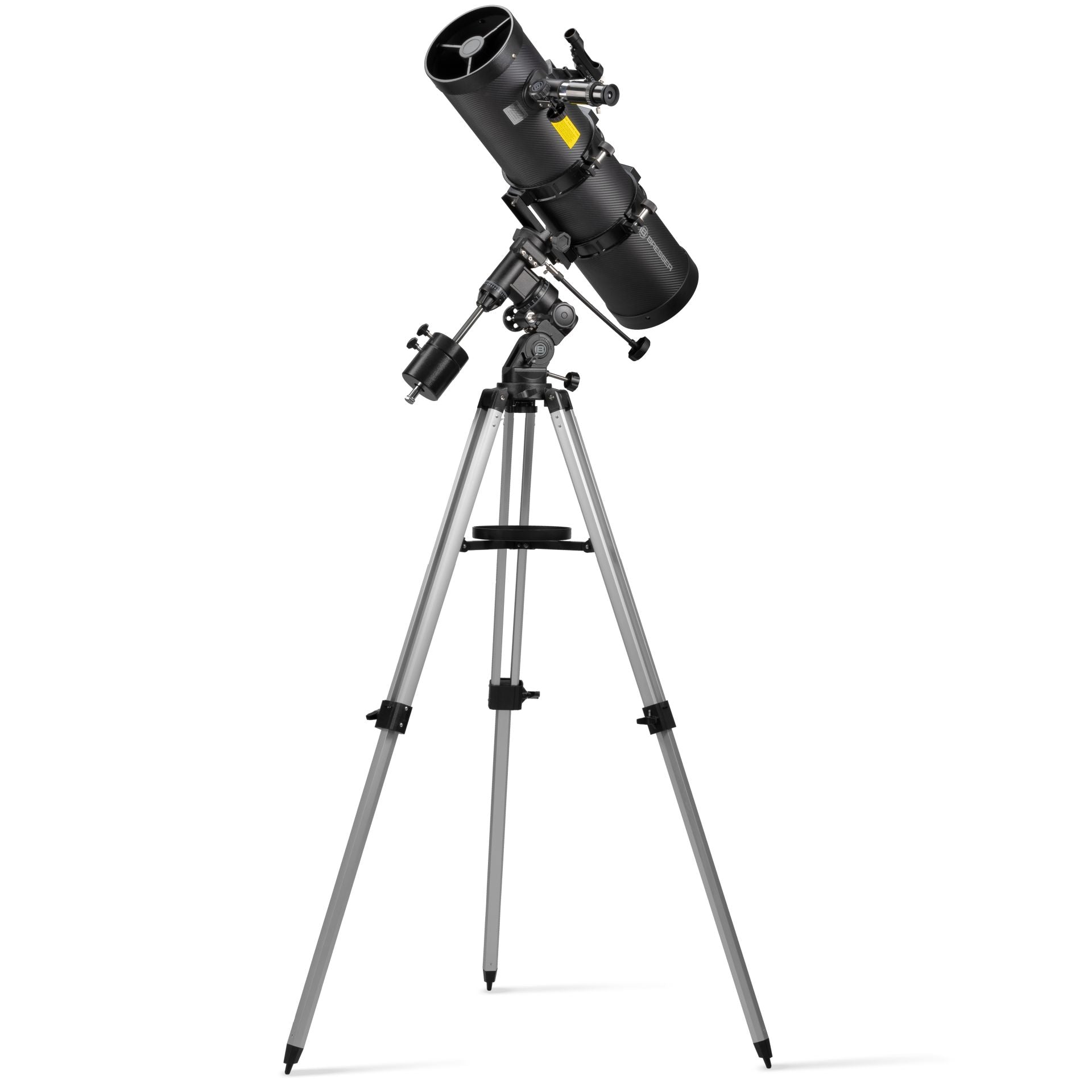 BRESSER Pollux-II 150/1400 EQ3 Reflector Telescope with Smartphone Adapter & Solar Filter