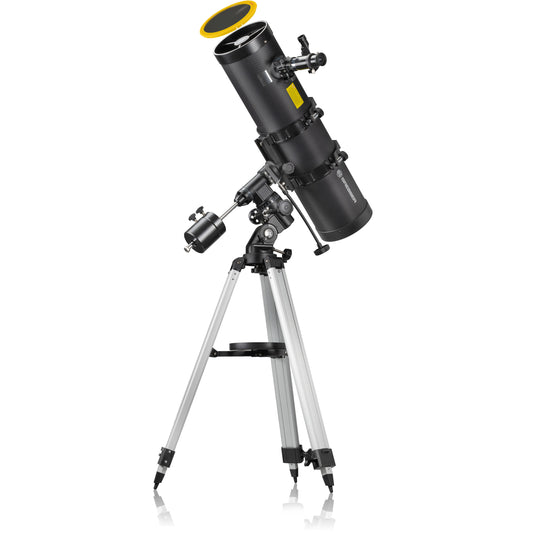 BRESSER Pollux-II 150/1400 EQ3 Reflector Telescope with Smartphone Adapter & Solar Filter