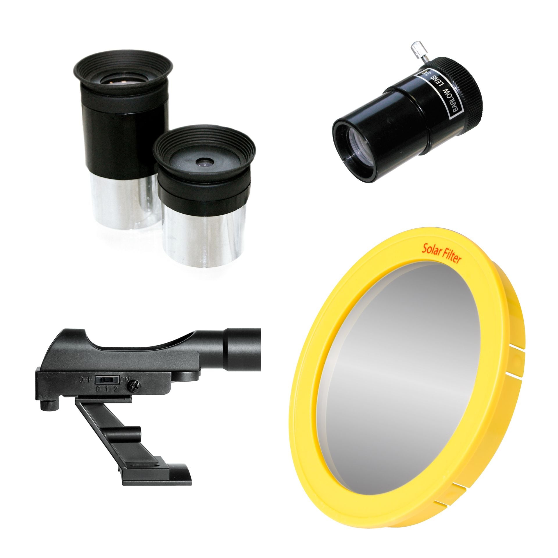 BRESSER Venus 76/700 AZ Reflector Telescope with Smartphone Adapter & Solar Filter
