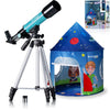 BRESSER JUNIOR Telescope 50/360 with Tent – Kids Astronomy Set