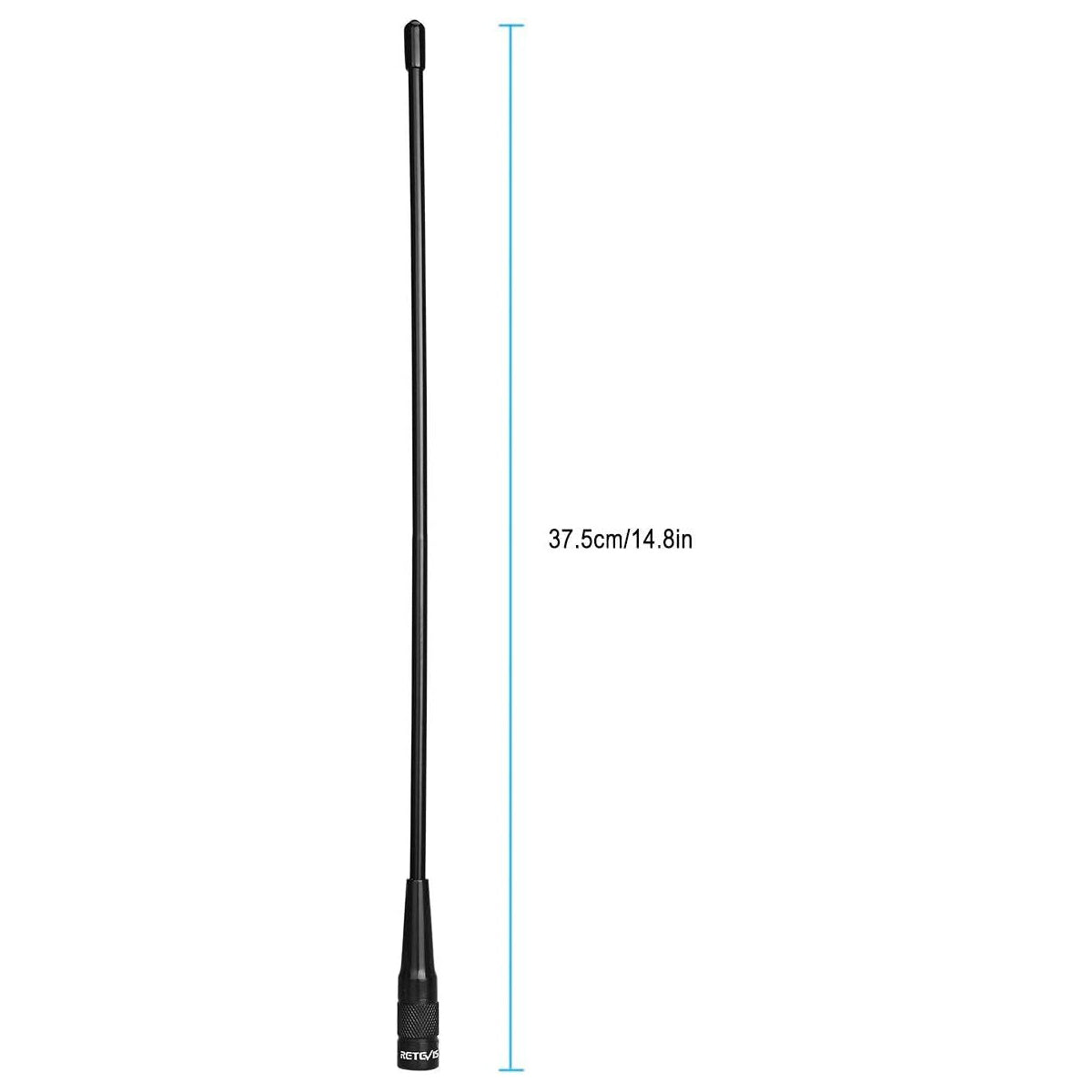 Ailunce HA1UV Dual Band Waterproof Two-Way Radio – VHF/UHF 5W IP67 with SMA-M Antenna – Dark Clear Skies UK