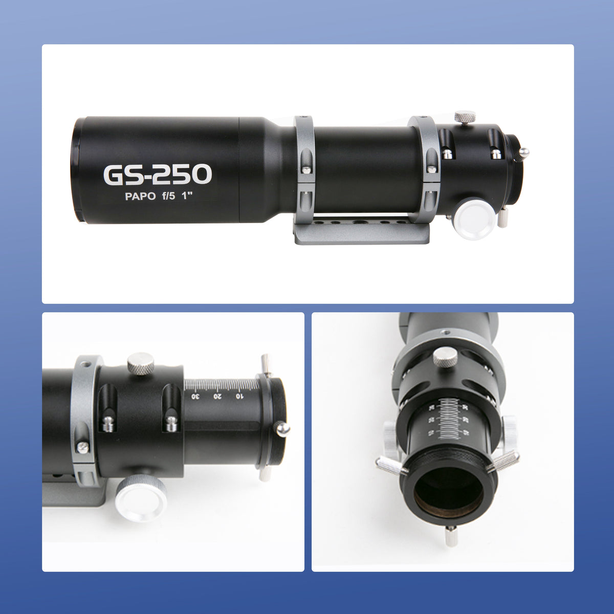 GS Series PAPO Apochromatic Guide Scopes (250mm & 350mm) – Touptek