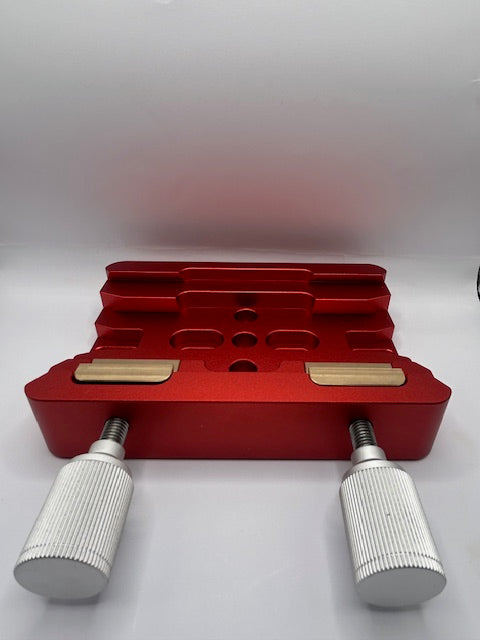 Dark Clear Skies Large Dual Dovetail Mounting Clamp side view