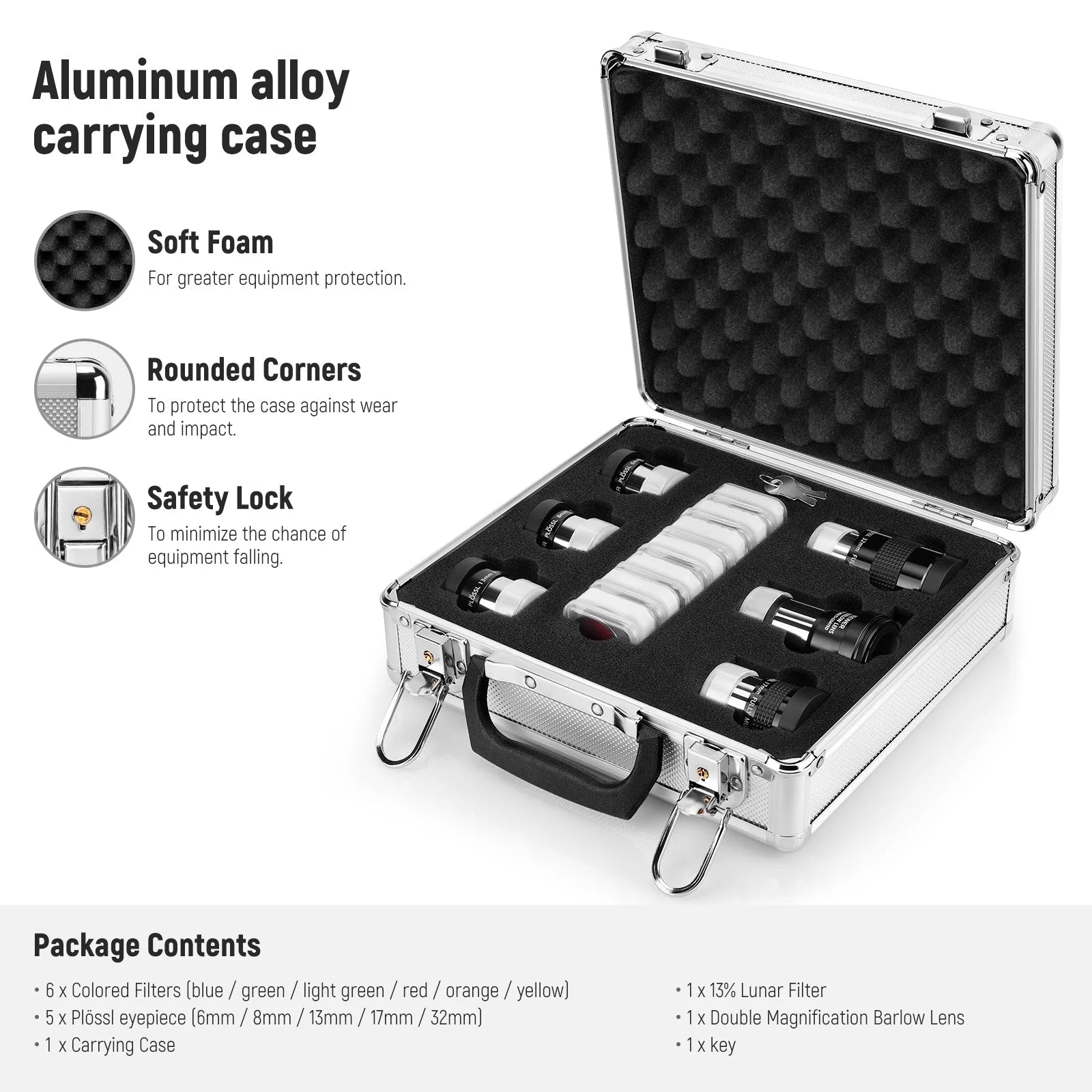 NEEWER 14PCS Telescope Eyepiece and Filters Kit – Dark Clear Skies UK