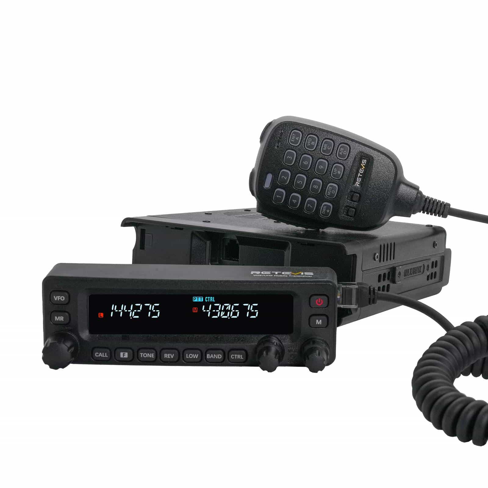 Retevis MA1 50W UHF/VHF Ham Radio with Detachable Panel – Dark Clear Skies UK