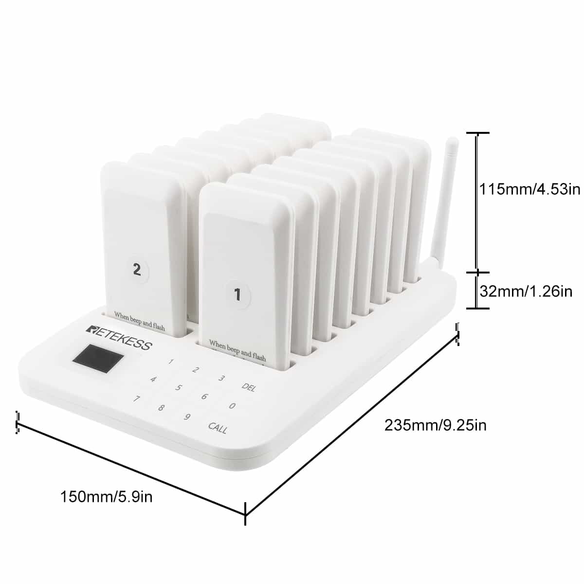 Retekess TD157 Wireless Paging System – Dark Clear Skies UK