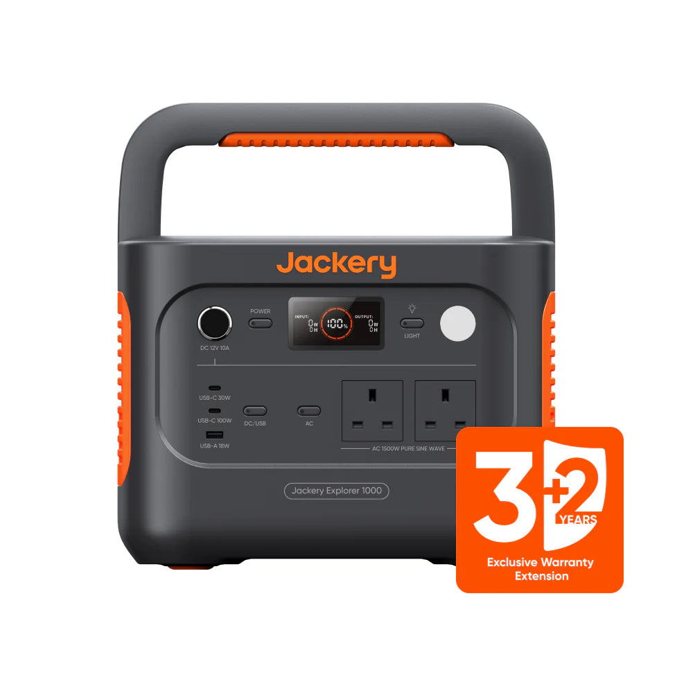 Jackery Explorer 1000 v2 Portable Power Station – Dark Clear Skies UK