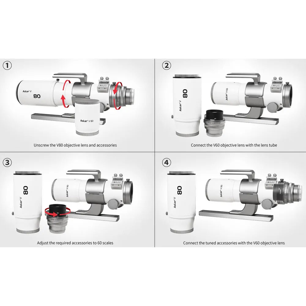 Askar V Modular Apochromatic Refractor | Dual-Mode Astrograph – Dark Clear Skies UK