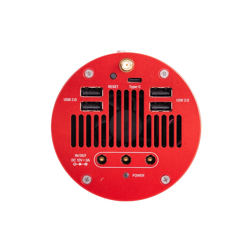 ZWO ASI2600MM Air rear panel with USB and power ports