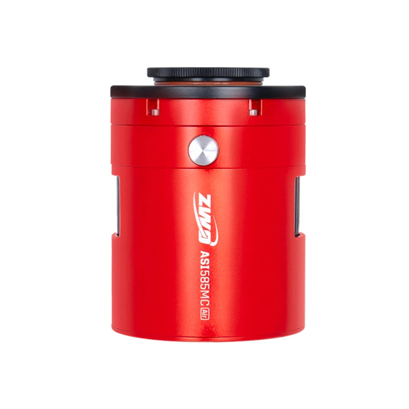 ZWO ASI585MC Air cylindrical body design in red