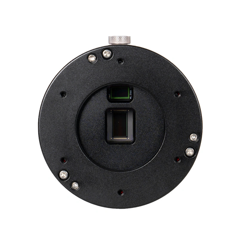 ZWO ASI585MC Air camera front view showing sensor