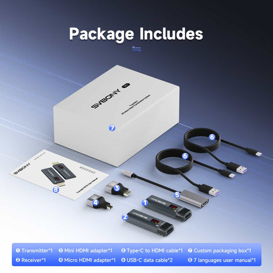 TransAir1 HD Wireless HDMI Transmitter – Dark Clear Skies UK