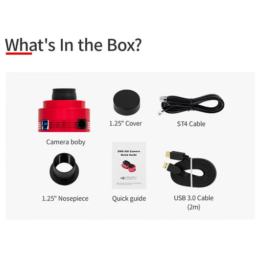 ZWO ASI 678MM USB 3.0 Mono Camera – Planetary, Solar & Lunar Imaging