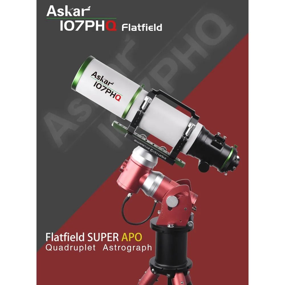 Askar 107PHQ 107mm f/7 ED APO Quadruplet Apochromatic Refractor