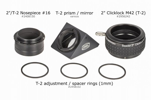 Baader Zeiss T-2 Star Diagonal Prism with BBHS® coating (T-2 part #01B) – Dark Clear Skies UK
