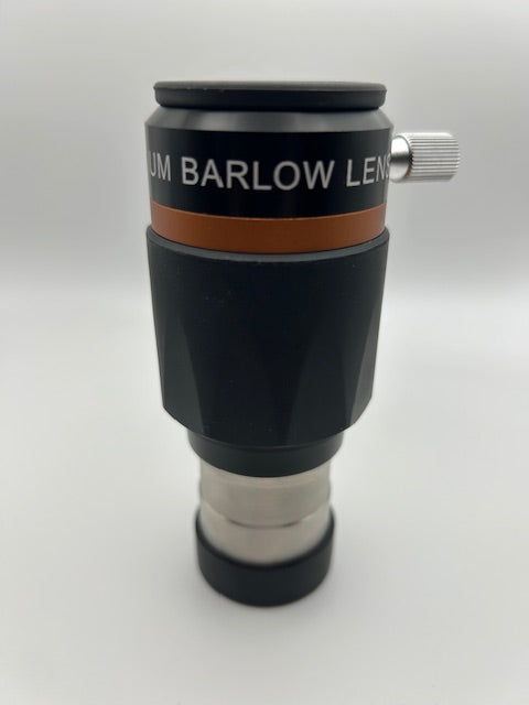 2x premium telescope barlow lens for visual astronomy
