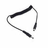 DC5.5*2.1 Male to Male Retractable Power Cable x2 with Spring | Dark Clear Skies