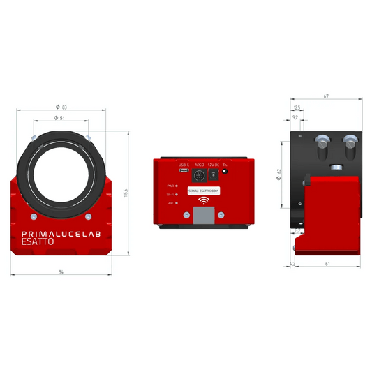 ESATTO 2" focuser with ARCO 2" rotator