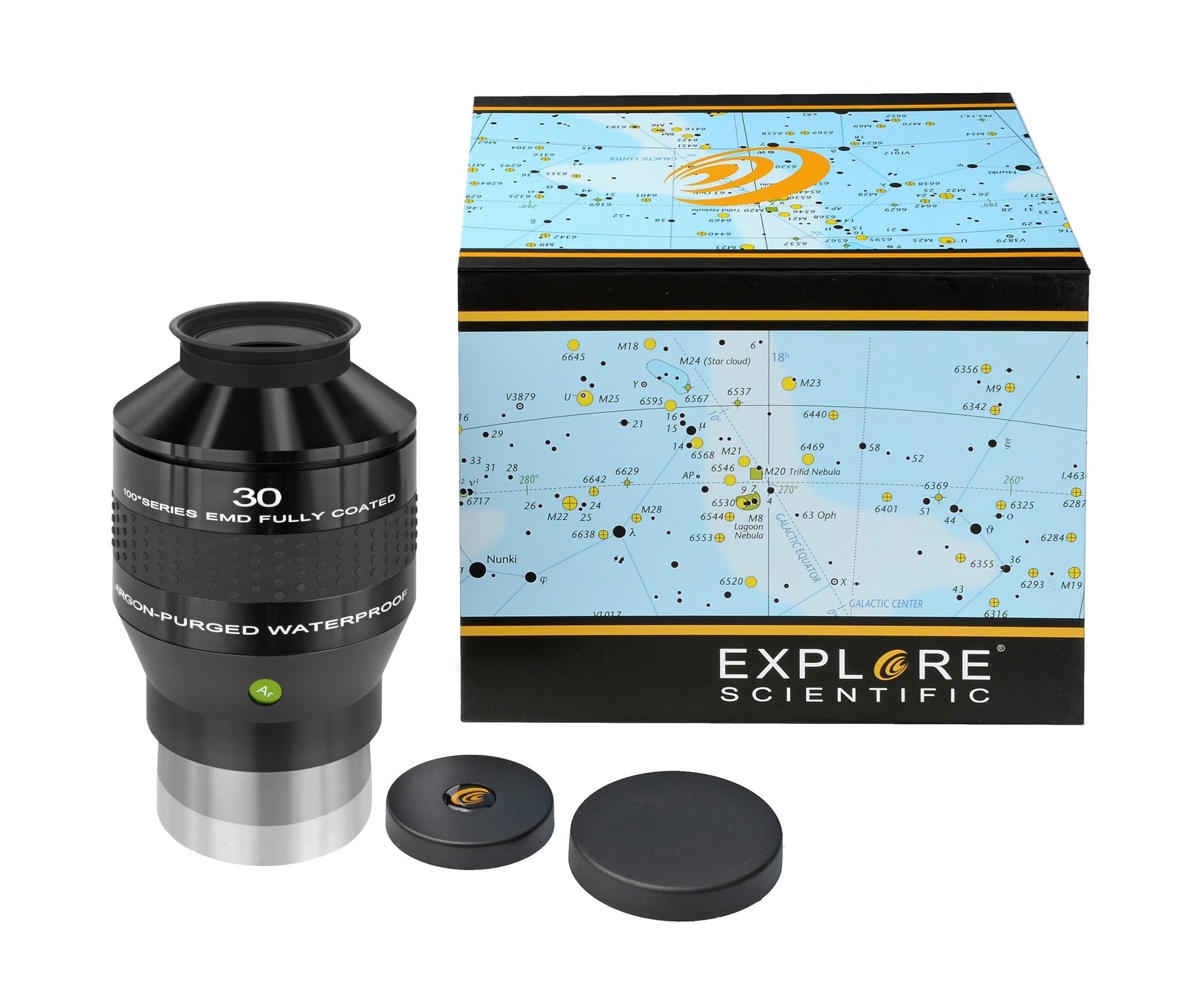 Explore Scientific 100° Ar Eyepieces EXPLORE SCIENTIFIC 100° Ar Eyepiece 30mm